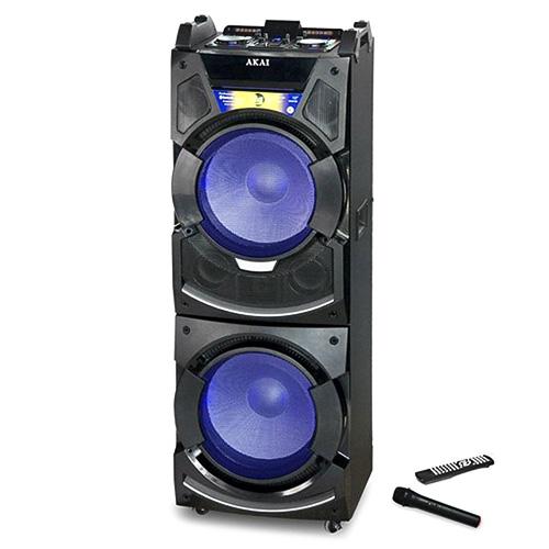 Čierny reproduktor AKAI DJ-S5H