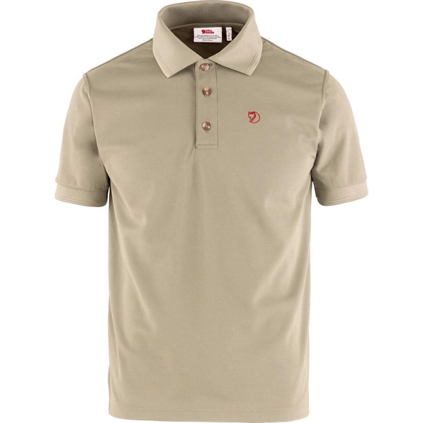 Pánská polokošile Fjällräven Crowley Pique Shirt M - Farba: Sivá, Veľkosť: S