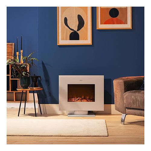 Elektrischer Kamin Cecotec ReadyWarm 2700 Design Flames White 5832 weiß