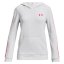 Under Armour Rival Terry Hoodie for Girls - Color: Gray, Size: L