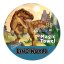 Dino World T-Rex and Landscape Magic Towel