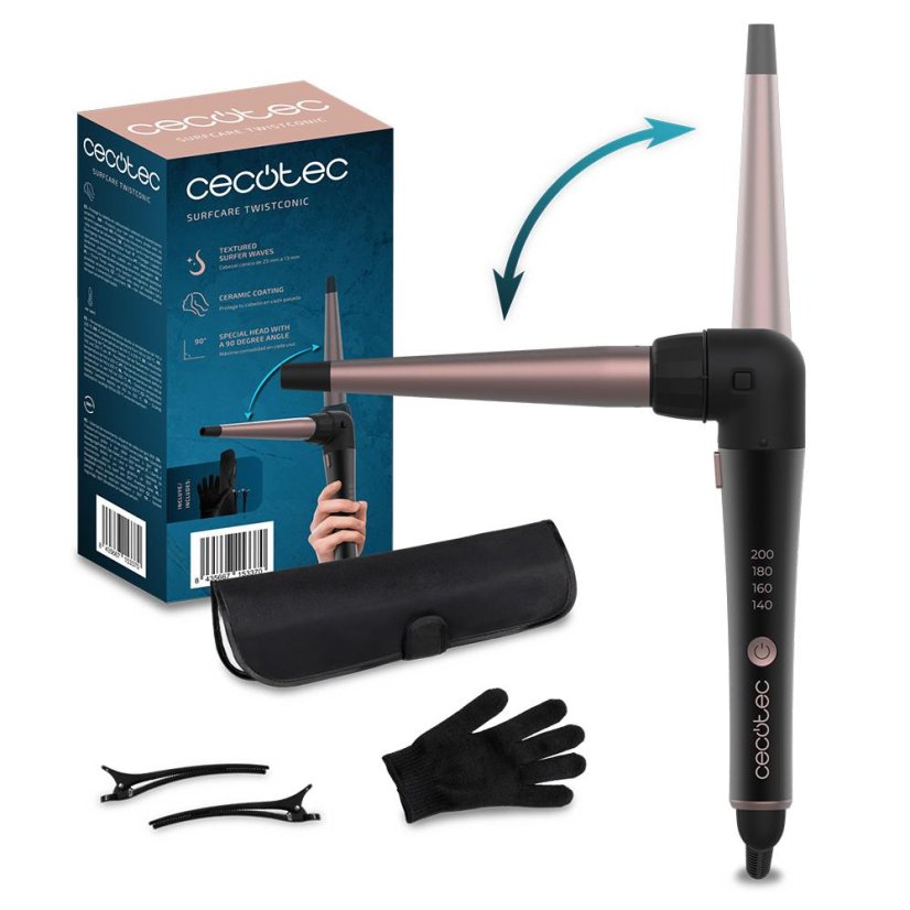 Lockenstab Cecotec Bamba SurfCare TwistConic 100002