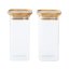 Set aus 2 Glasbehältern Pebbly PKV-048, 320 ml