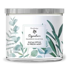 Svíčka Woodbridge Signature, Eucalyptus & Fresh Mint