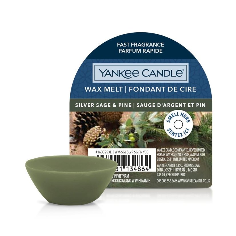 Yankee candle illatgyanta 22 g, Silver Sage & Pine