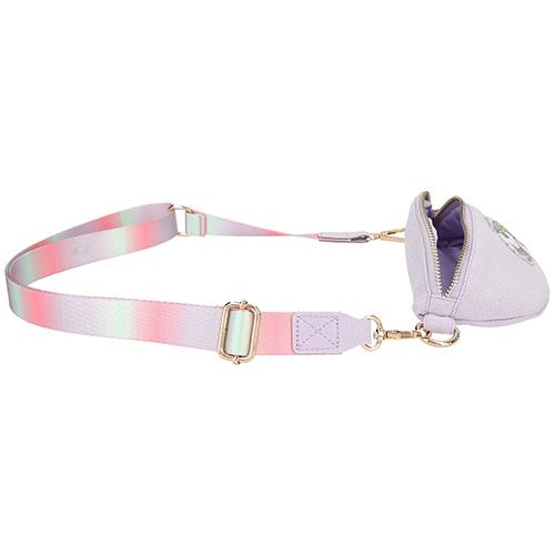 Crossbag with Ylvi unicorn motif, rainbow strap