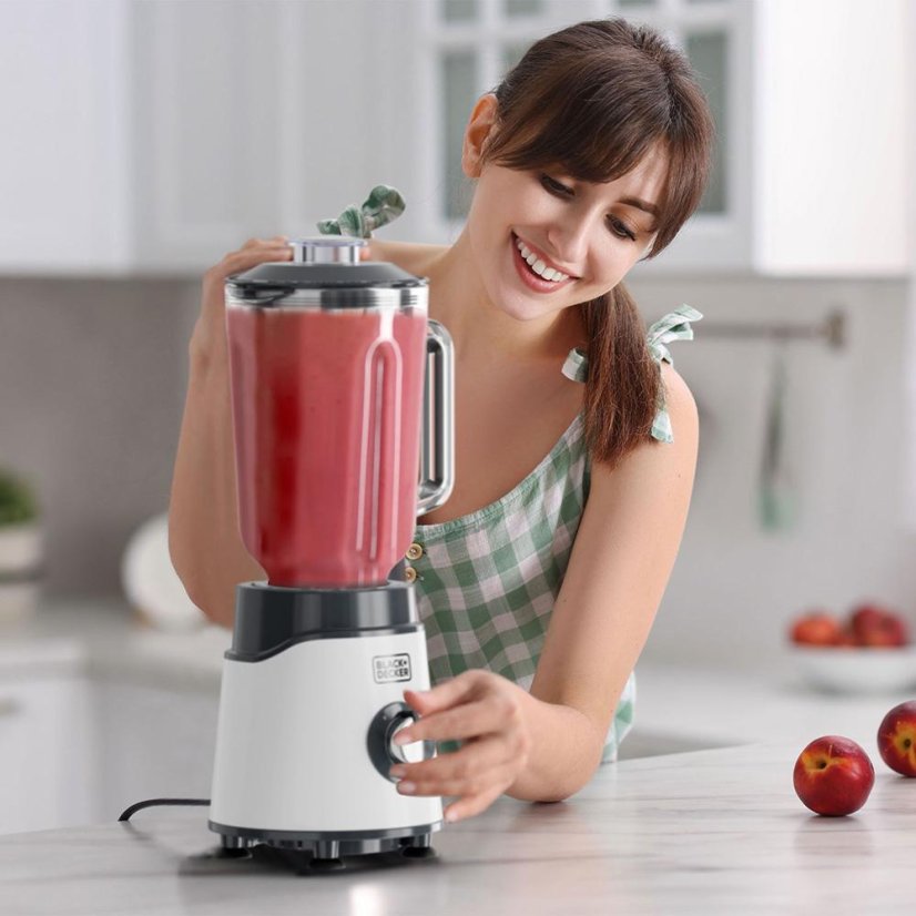 Black+Decker BXJB1002E fehér asztali keverőgép