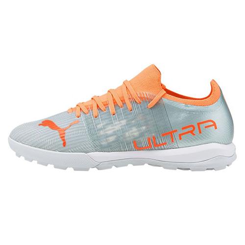 Herren-Turfschuhe Puma ULTRA 3.4 TT - Farbe: Grau/Orange, Größe: 41