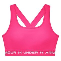 UA Crossback Mid Bra-PNK
