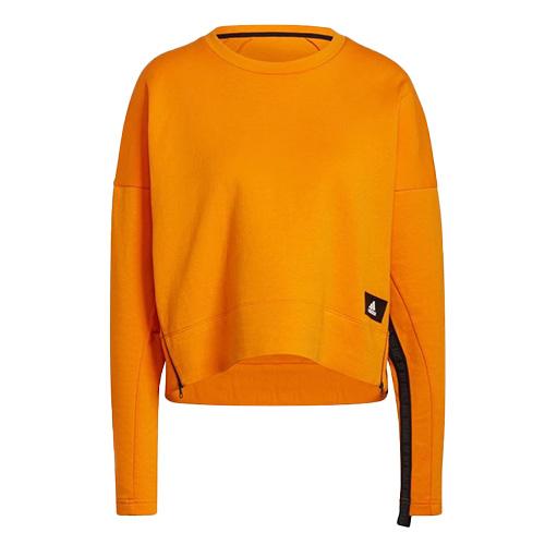 Dámská mikina Adidas W Mission V Swe - Farbe: Orange, Größe: S