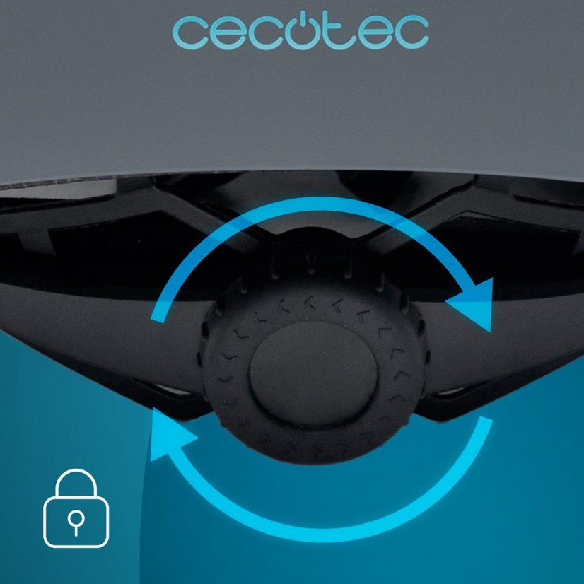 Cecotec 7342 fekete S-M kerékpáros sisak