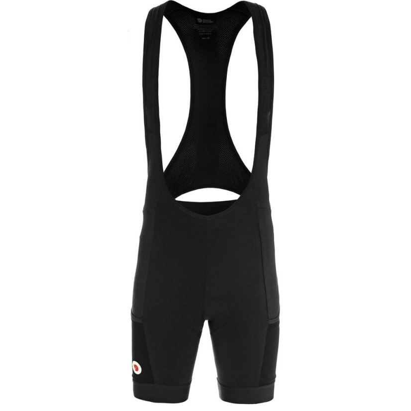Pánské cyklošortky Fjällräven Hoja Bib Shorts M - Farba: Čierna, Veľkosť: L