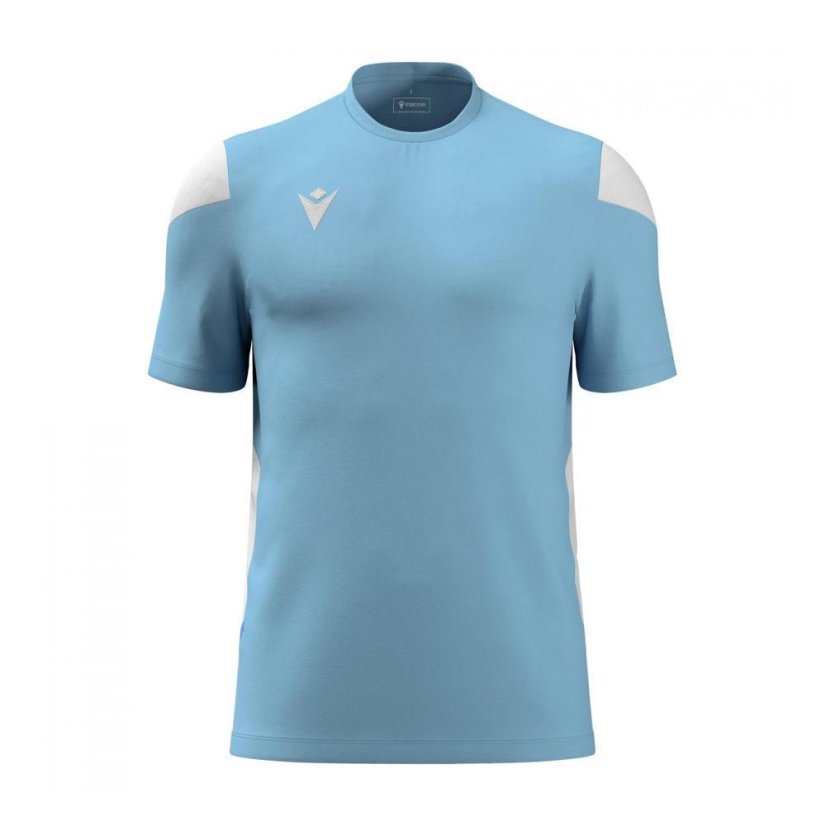 Macron Polis Jersey - Color: Light blue/white, Size: M