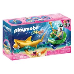 Král moří se žraločím kočárem Playmobil 70097