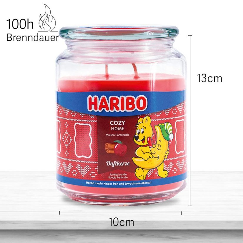 Große Haribo-Kerze, Cozy Home
