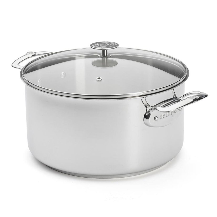 De Buyer Milady 3427.28 pot with lid, 28 cm