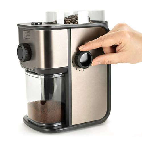 Black+Decker BXCG151E stainless steel coffee grinder