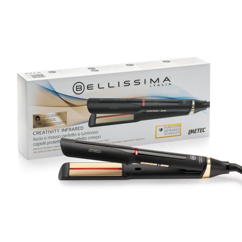 Bellissima My Pro Creativity Infrared B8 200 Hair Straightener, 11948
