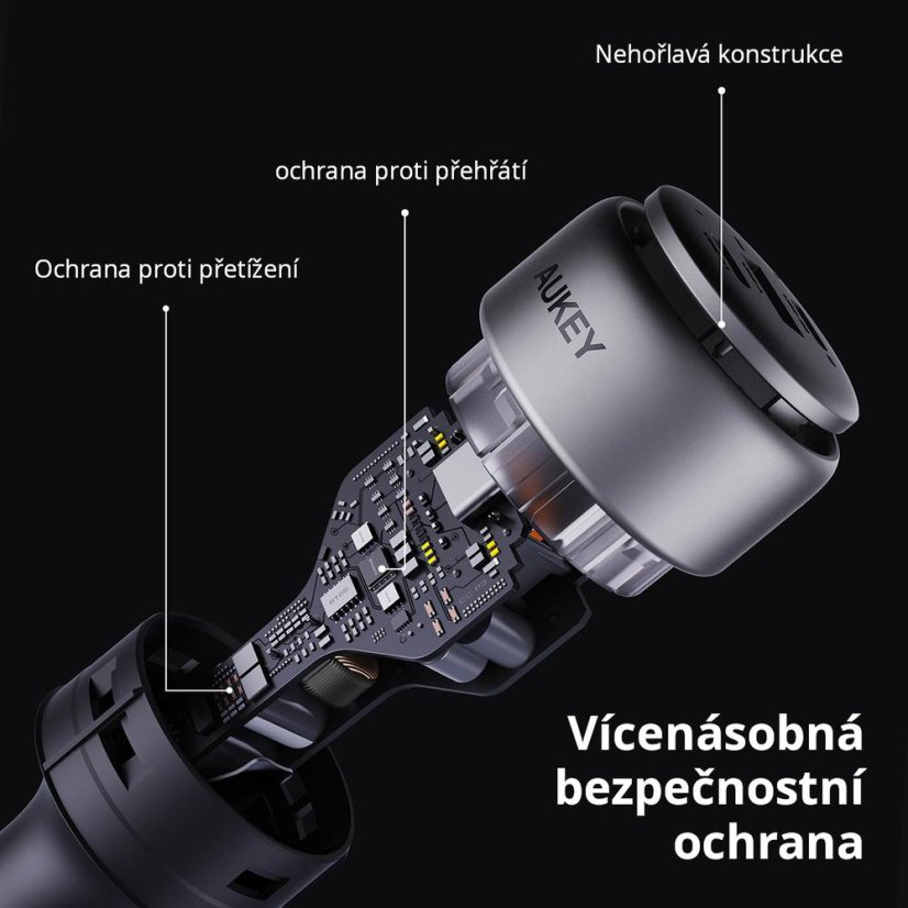 Rychlonabíječka do auta Aukey CC-P3
