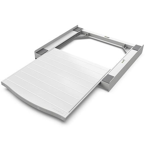 Universal spacer between washing machine and dryer with pull-out shelf Meliconi Torre Dry 656133 white