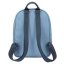 Miss Melody backpack, embroidered with two horses, blue