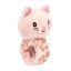 Princess Mimi Cat Pink Brown plush bracelet