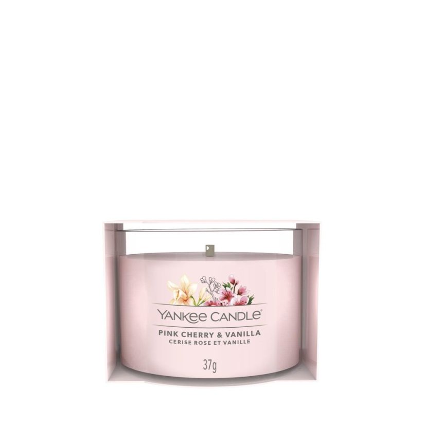 Yankee candle Votivkerze im Glas, Pink Cherry & Vanilla