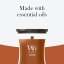 WoodWick nagy gyertya, Saffron Smoke