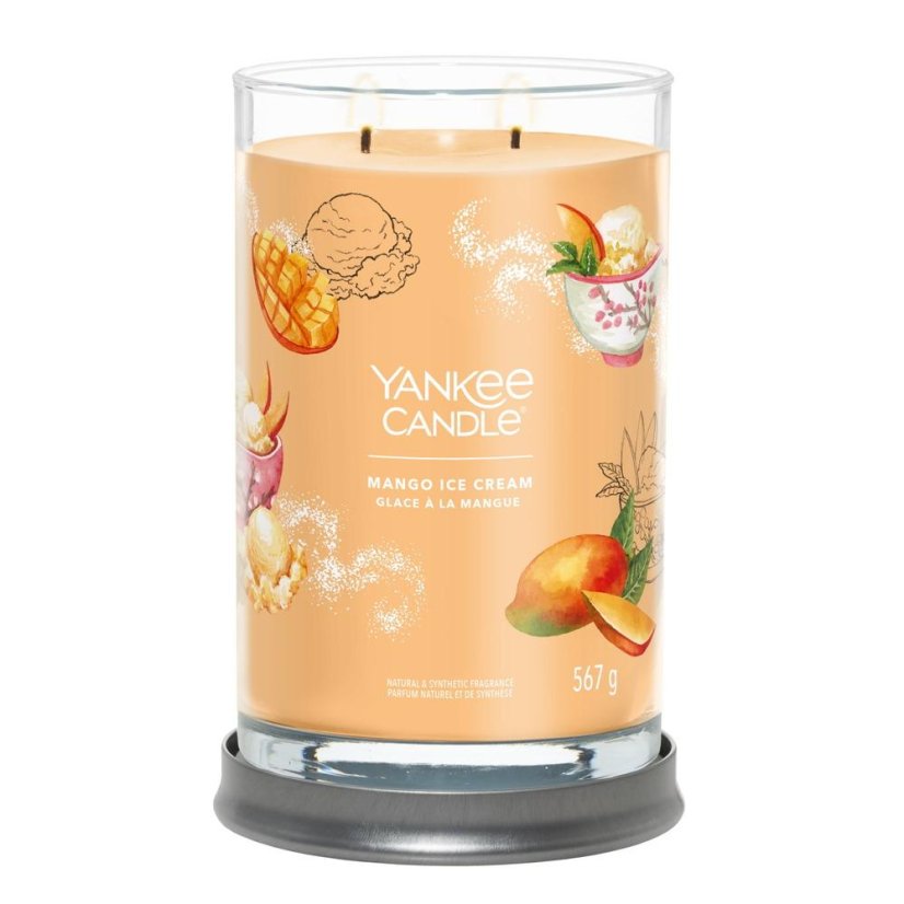 Yankee candle Signature Tumbler Kerze, groß, Mango Ice Cream