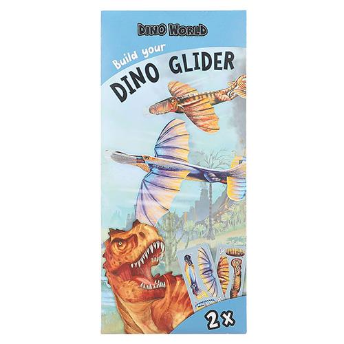 Dino World Built your Dino Glider flying toy, light blue