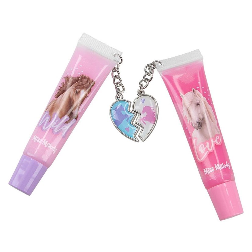 Sada dvou lesků na rty s BFF přívěskem Miss Melody