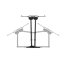 Meliconi 480874 Slimstyle 400 SDRP Plus TV-Halterung, schwarz