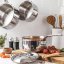 Pot with lid de Buyer Affinity 3746.18 stainless steel