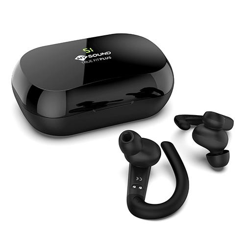 Meliconi True Fit Plus Wireless Headphones BT 5.3, 497329 black