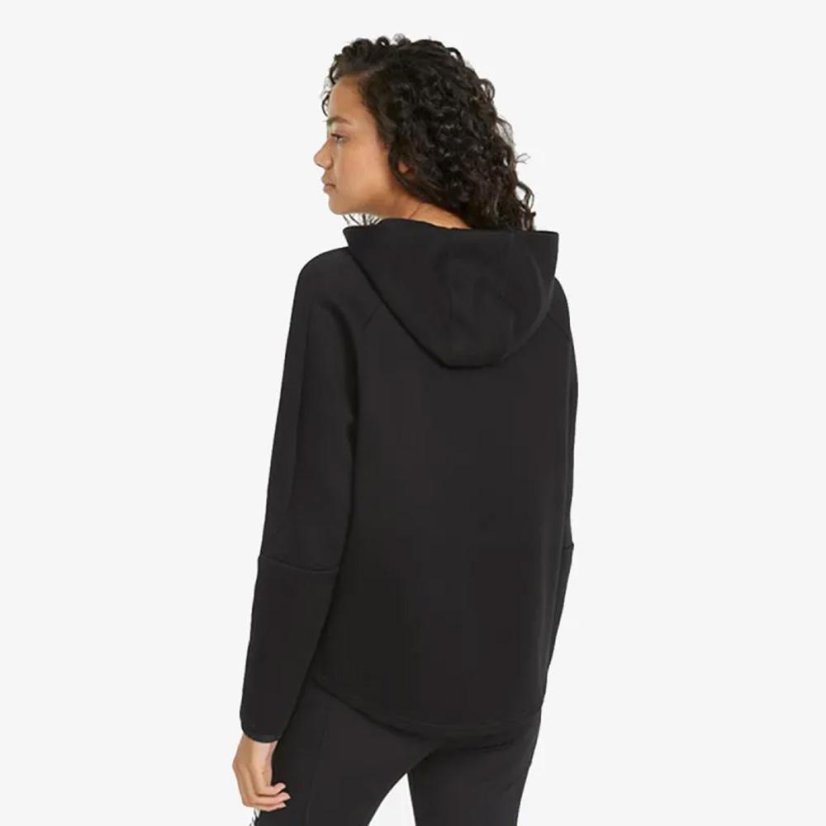 Damen-Sweatshirt Puma Evostripe Hoodie - Farbe: Schwarz, Größe: L