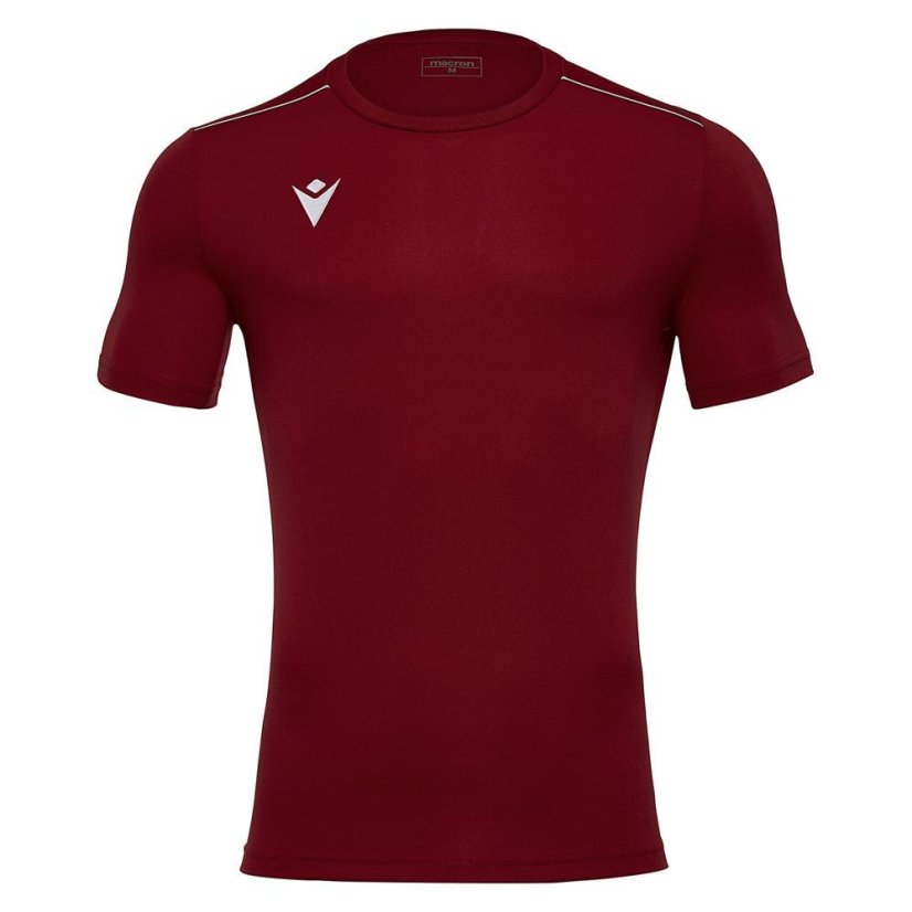Macron Rigel Hero SS Jersey - Color: Wine red, Size: L