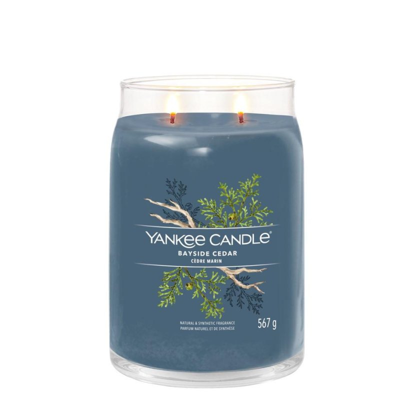 Yankee candle Signature Kerze groß, Bayside Cedar