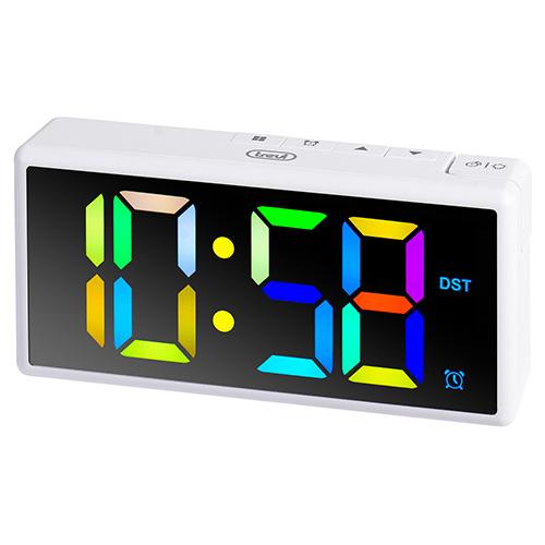 Digitální budík s LED displejem Trevi EC 886 WH bílý