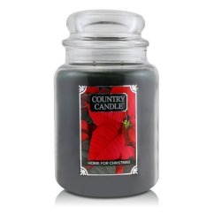 Country Candle large candle, Home for Christmas