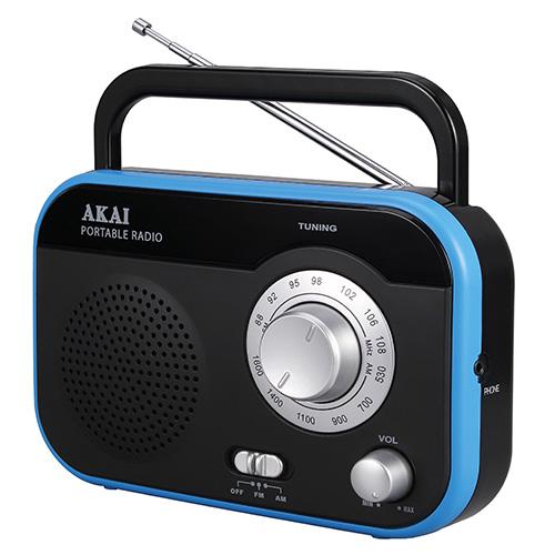 AKAI PR003A-410 čierne rádio