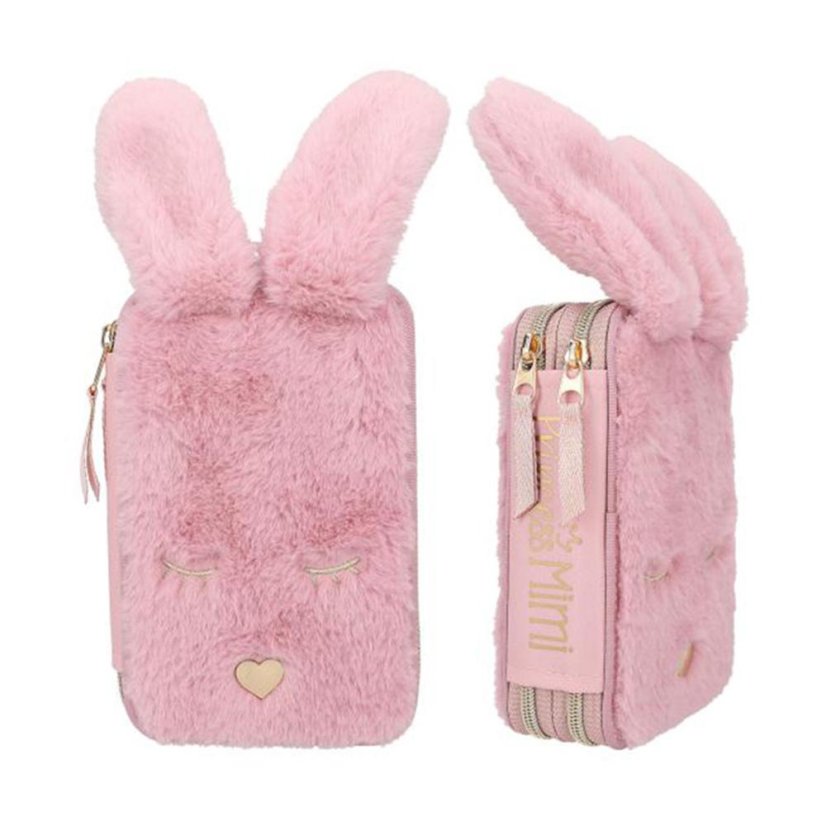 Kétrészes tolltartó Princess Mimi Bunny Fur kiegészítőkkel