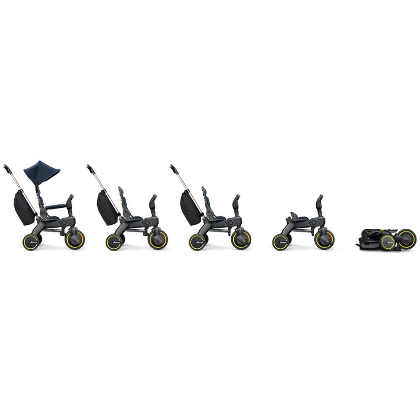 Skladací trojkolka Liki Trike S3 Doona Deep Blue
