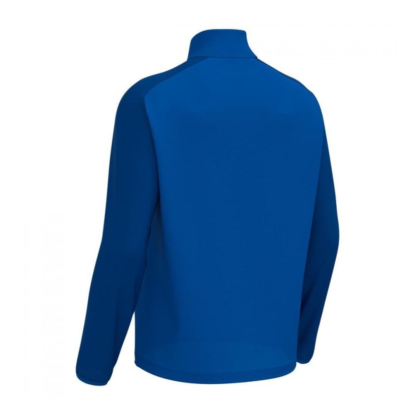Top Macron Isen 1/4 Zip - Farbe: Königsblau, Größe: 3XS