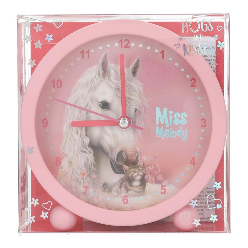 Stolní budík s nočním světlem Miss Melody