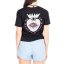 Hurley Ocencare O & O Hope Women's T-shirt - Color: Black, Size: XS