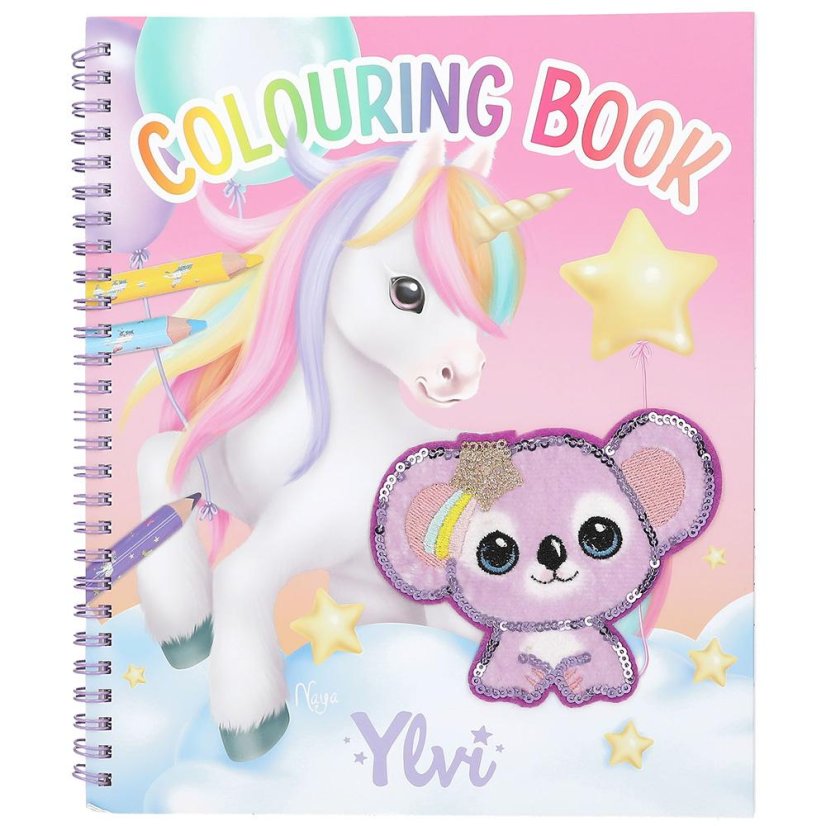 Ylvi coloring books and stickers, Rosy & 3D patch Naya
