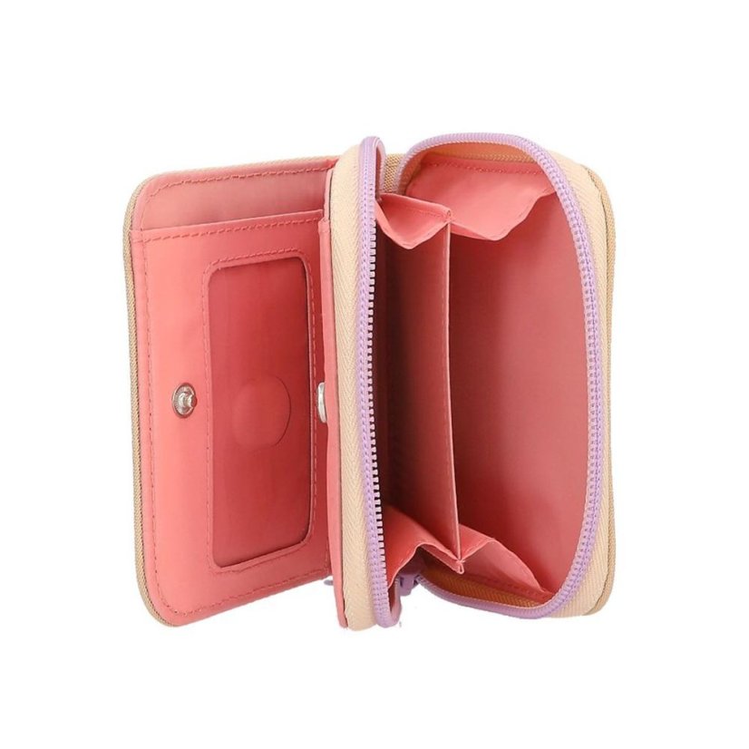 Top Model Girl Power fabric wallet with zipper, Fergie & Jill
