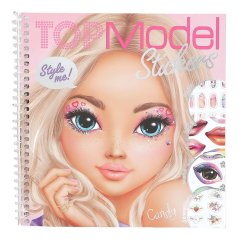 Kreativní samolepkový sešit Top Model Dress Me Up Face Candy