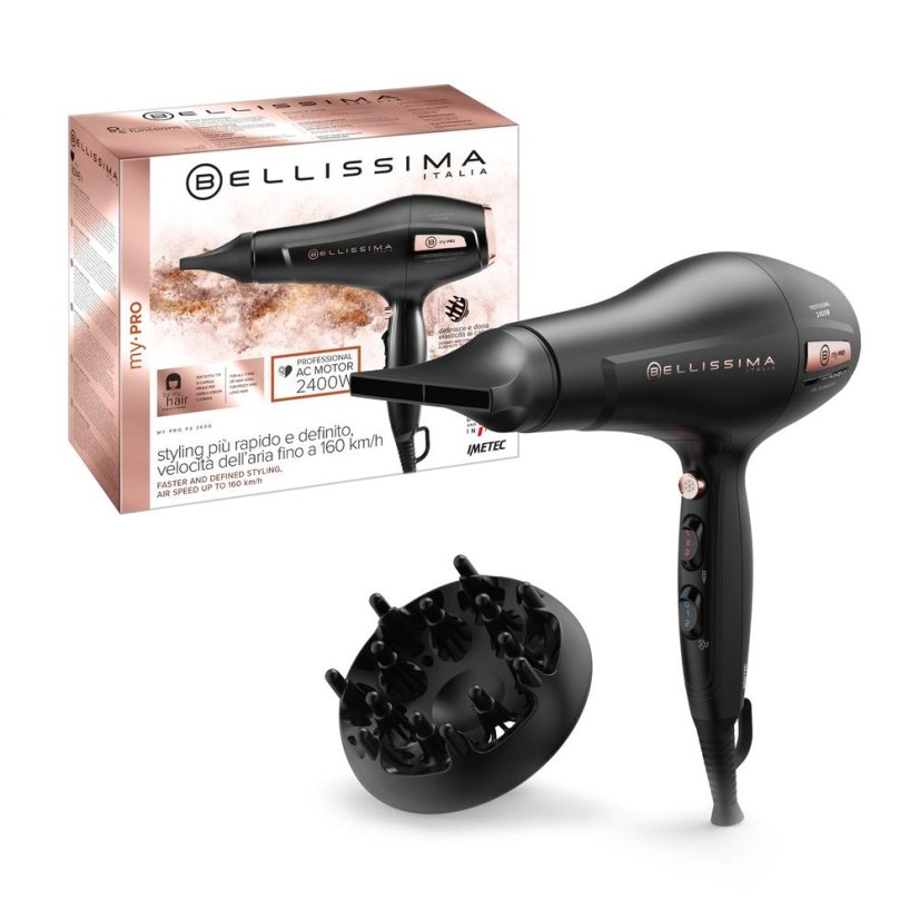 Bellissima My Pro P3 3400 11728 Black Hair Dryer