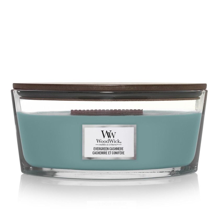 WoodWick-Kerze „Boot“, Evergreen Cashmere